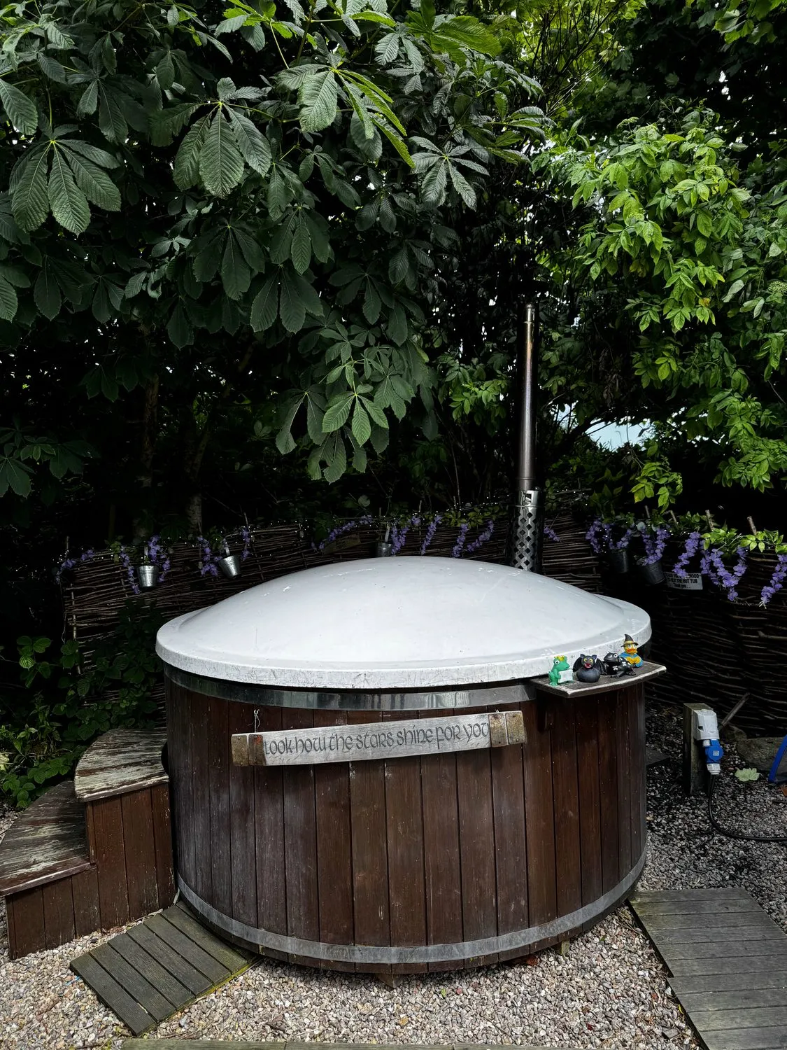 Hot Tub, Sauna & Grounds